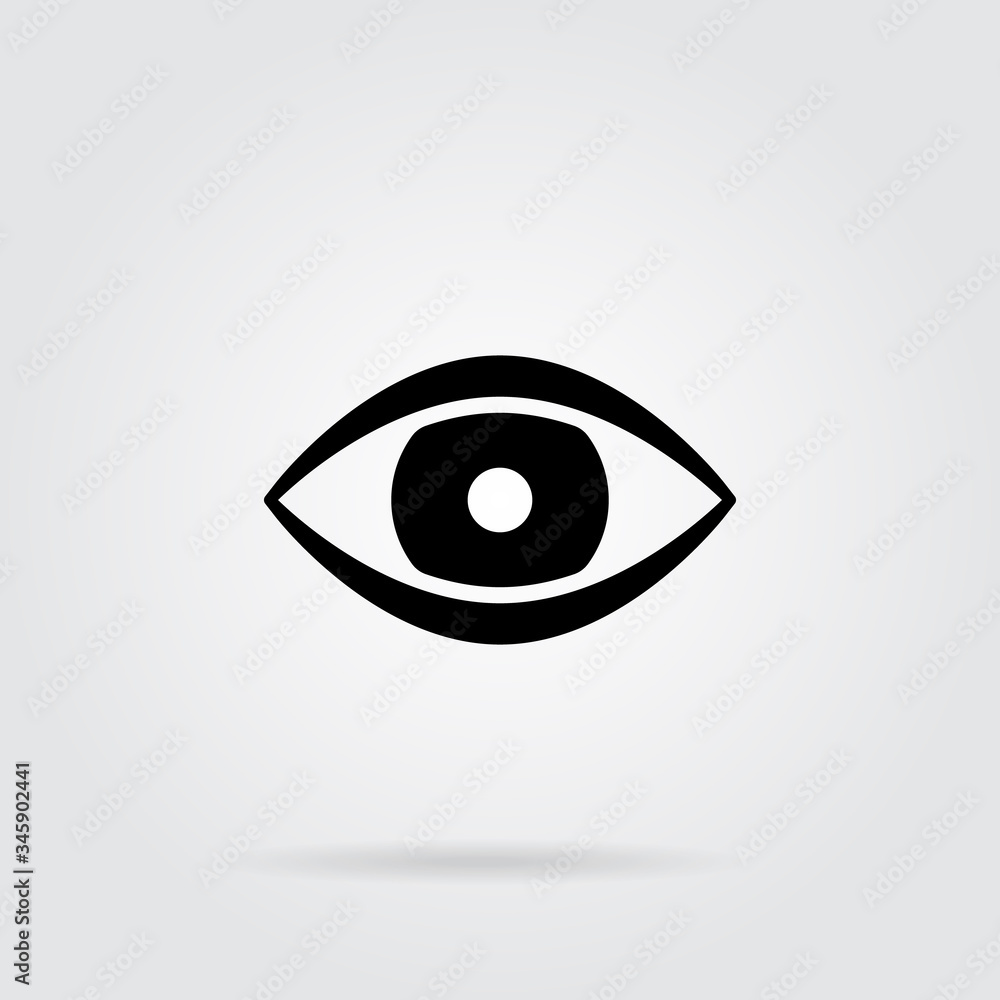 Eye icon. Look and Vision symbol. Flat design. Stock - Vector illustration. Eye icon. Look and Vision symbol. Flat design. Stock - Vector illustration.