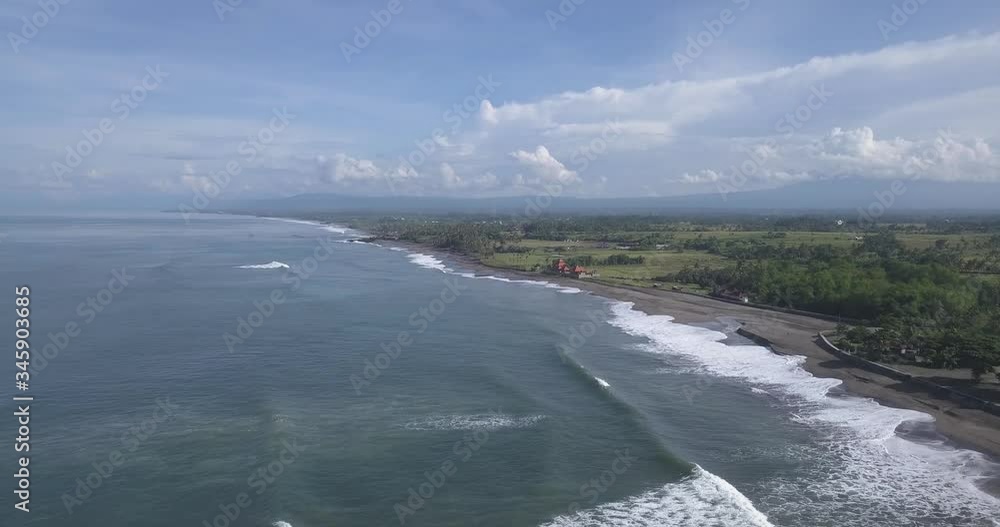 Aerial view of Kedungu Beach, Bali, Indonesia Aerial view of Kedungu Beach, Bali, Indonesia