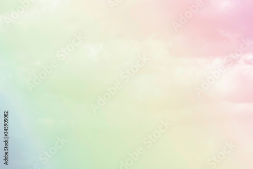 Sky and clouds in pastel tones