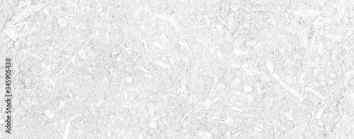 Top view potting soil texture - White background of an earth texture - Large format high resolution photo