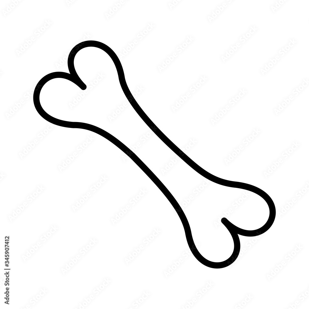 bone icon design, flat style trendy collection bone icon design, flat style trendy collection