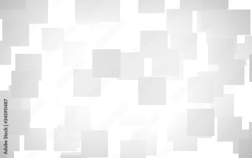 White abstract background. Misty backdrop with grey squares. 3D illustration White abstract background. Misty backdrop with grey squares. 3D illustration