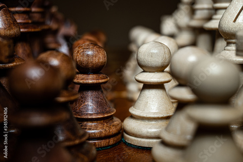 chess pieces on a chessboard