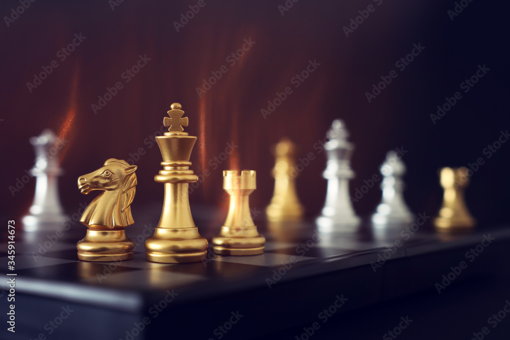 Image of chess game. Business, competition, strategy, leadership and success concept Image of chess game. Business, competition, strategy, leadership and success concept