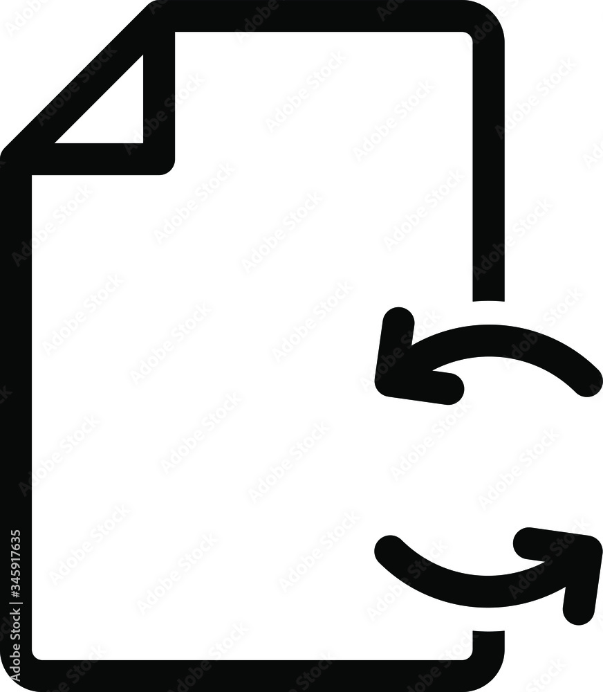 sync document icon , vector sync document icon , vector