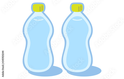 一日の水分摂取量の目安のイメージイラスト