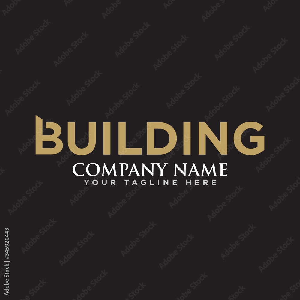 Obraz premium Building Construction Logo Design Vector