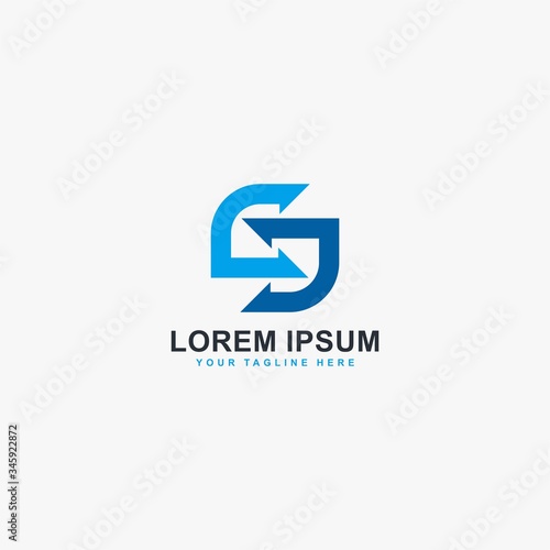 Free Download Letter S arrow logo design vector. Monogram S-type illustration symbol. - GFXLoad