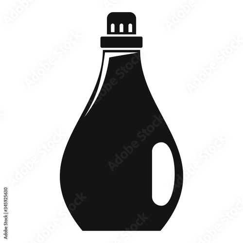 Wash softener bottle icon. Simple illustration of wash softener bottle vector icon for web design isolated on white background