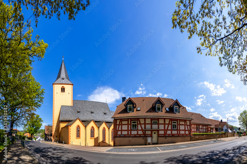 Obraz premium Kirche, Bad Orb, Deutschland 