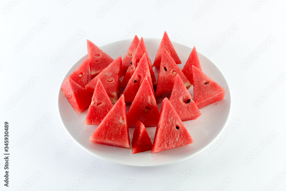 watermelon on a white background, isolated watermelon on a white background, isolated