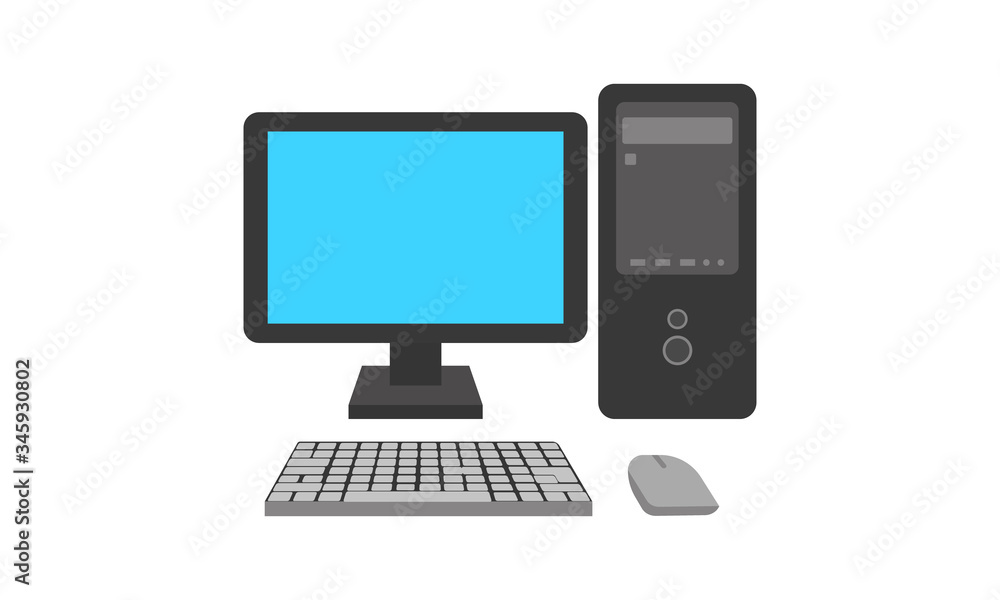 Computer, device, laptop, desktop, pc, CPU free vector icon Computer, device, laptop, desktop, pc, CPU free vector icon