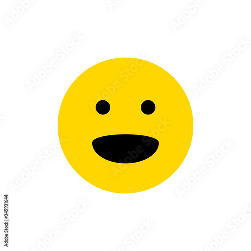 Face Emoticon icon vector logo