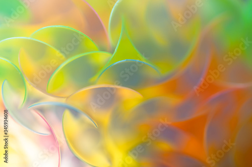 colorful plastic petals background, pattern