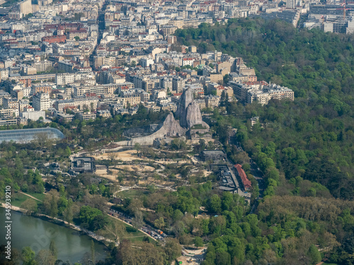 vue aérienne du zoo de Vincennes à Paris