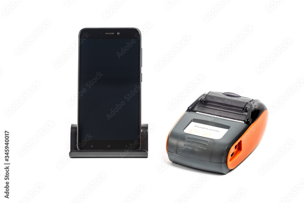 Commerce - cash equipment on a white background Commerce - cash equipment on a white background