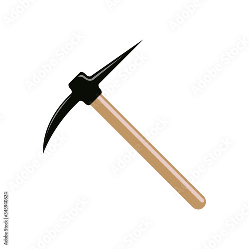 Pickaxe icon vector