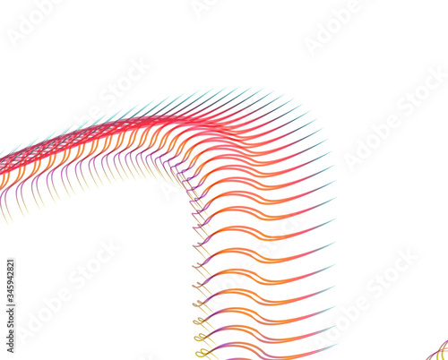 Abstract background blend wave line design for Wallpaper, Banner, Background, Card, Book Illustration, landing page