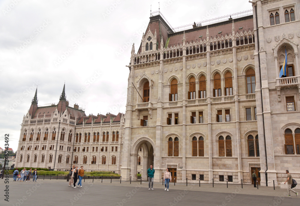 Parliament building - courtyard - Budapest