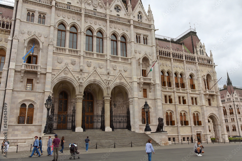 Parliament building - entrance - Budapest