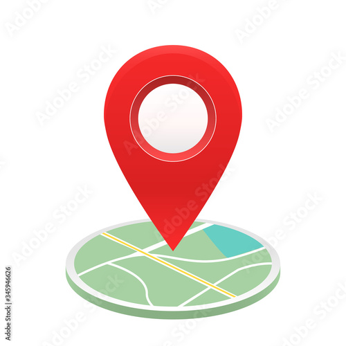 pin location map vector ,marker ,direction