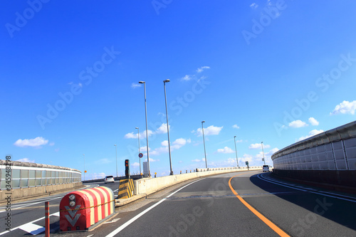 Kosuge junction on the metropolitan expressway