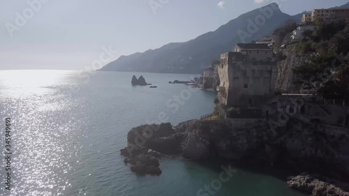 Crestarella tower, or tower of the Chiatamone - Salerno, Italy photo