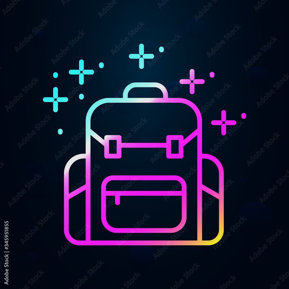 Travel, backpack nolan icon. Simple thin line, outline vector of geography icons for ui and ux, website or mobile application Travel, backpack nolan icon. Simple thin line, outline vector of geography icons for ui and ux, website or mobile application