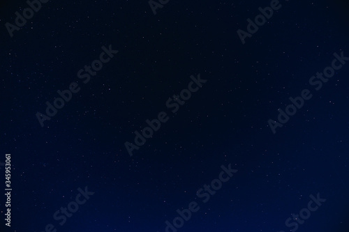 blue sky with stars