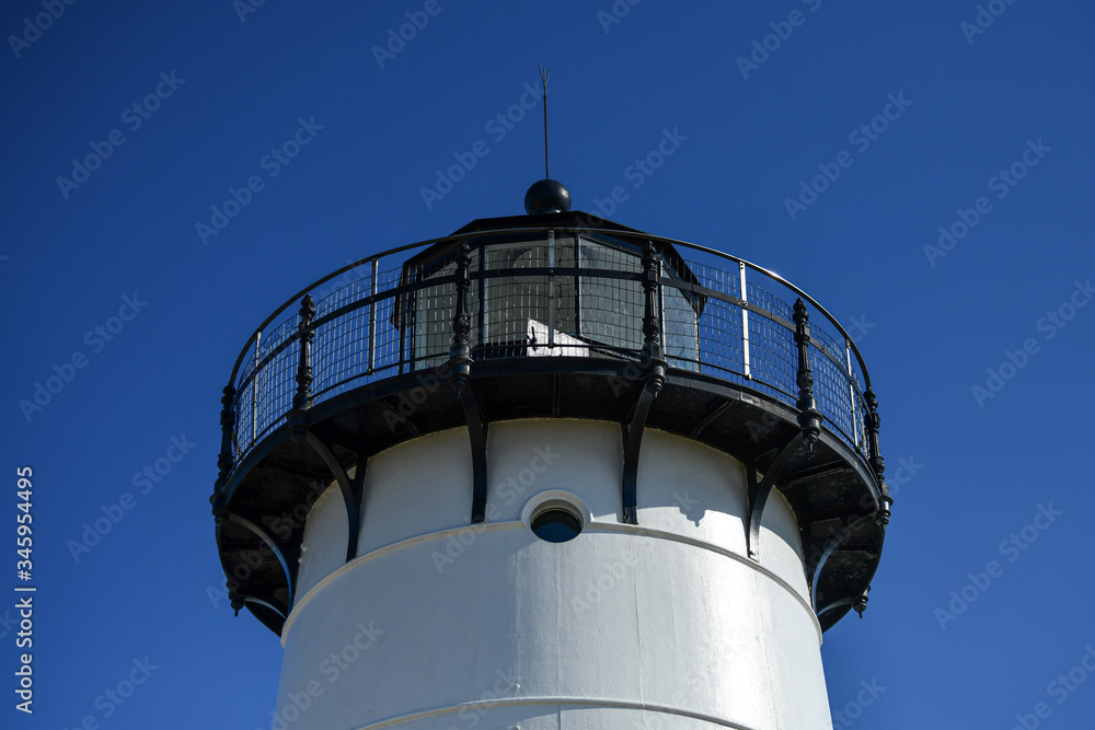 Closeup of a lighthouse