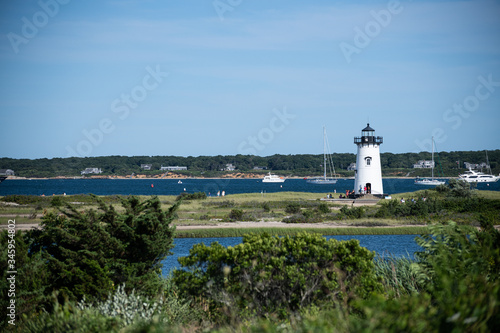 Lighthouse at Edgartown, Massachussetts photo