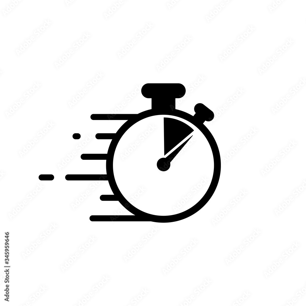 Stopwatch, chronometer, time, clock icon in simple design on an isolated white background. EPS 10 vector. Stopwatch, chronometer, time, clock icon in simple design on an isolated white background. EPS 10 vector.
