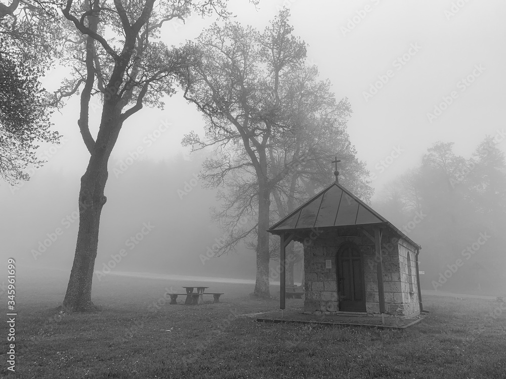 Lemberg in Baden-Württemberg bei Nebel Lemberg in Baden-Württemberg bei Nebel