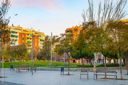 Modern cityscape district p...