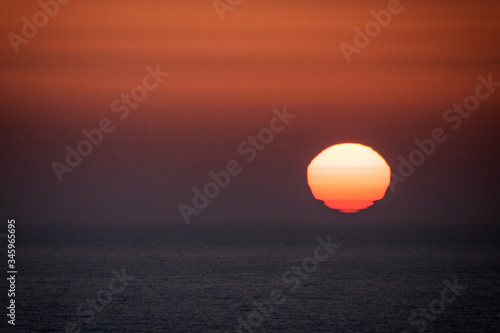 Fototapeta Naklejka Na Ścianę i Meble -  tramonto a lampedusa