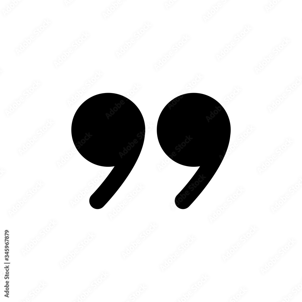 Quote icon vector illustration Quote icon vector illustration