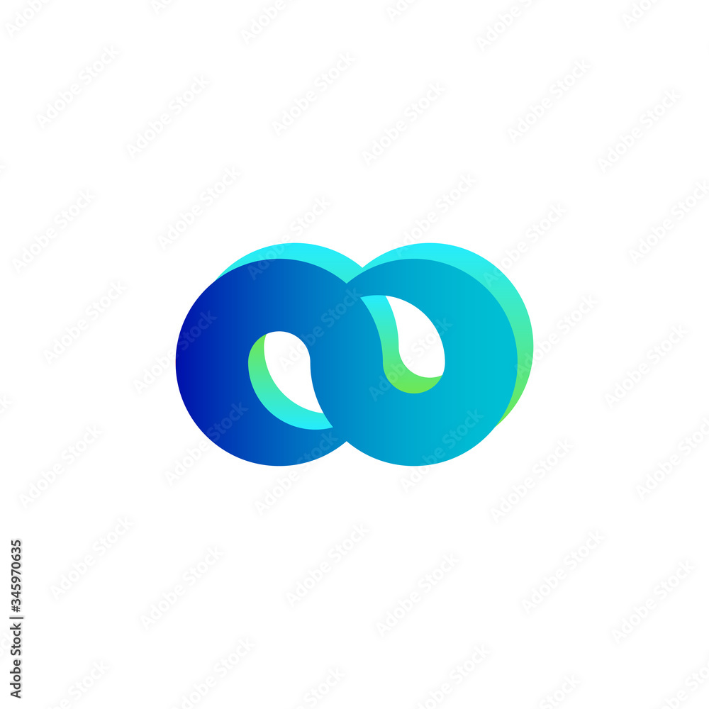 Infinity Symbol Logo. Vector Illustration Infinity Symbol Logo. Vector Illustration