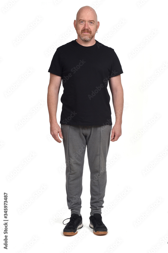 Fototapeta premium man with sportswear on white background
