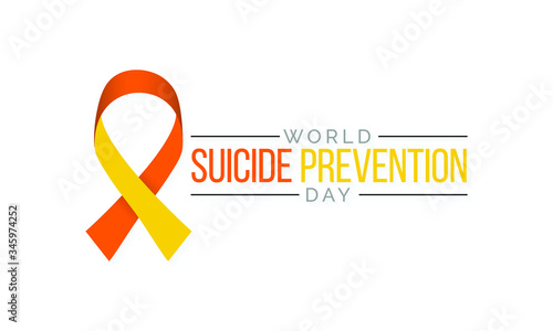 Vector illustration on the theme of World suicide prevention day observed each year on September 10th across the world.