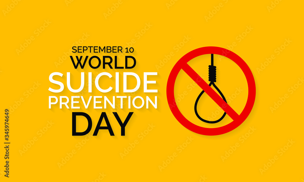 Vector illustration on the theme of World suicide prevention day ...
