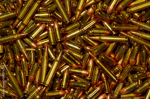 A pile of Bullets of Multiple Calibers