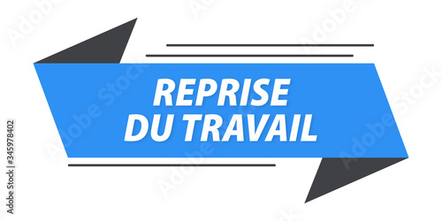 Reprise du travail bannière