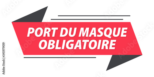Port du masque obligatoire