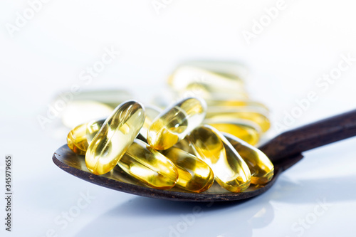 Sesame oil capsules photo