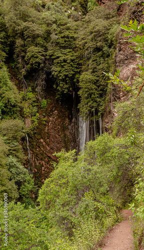Poq poq waterfall in the sacred valley