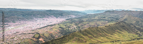 Andean landscape in the city of Cusco