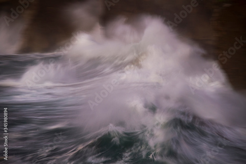 Abstract image of sea waves.