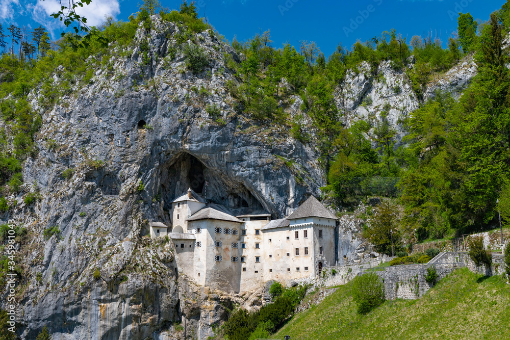 Predjama castle in slovena