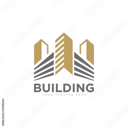 Building Construction Logo Design Vector