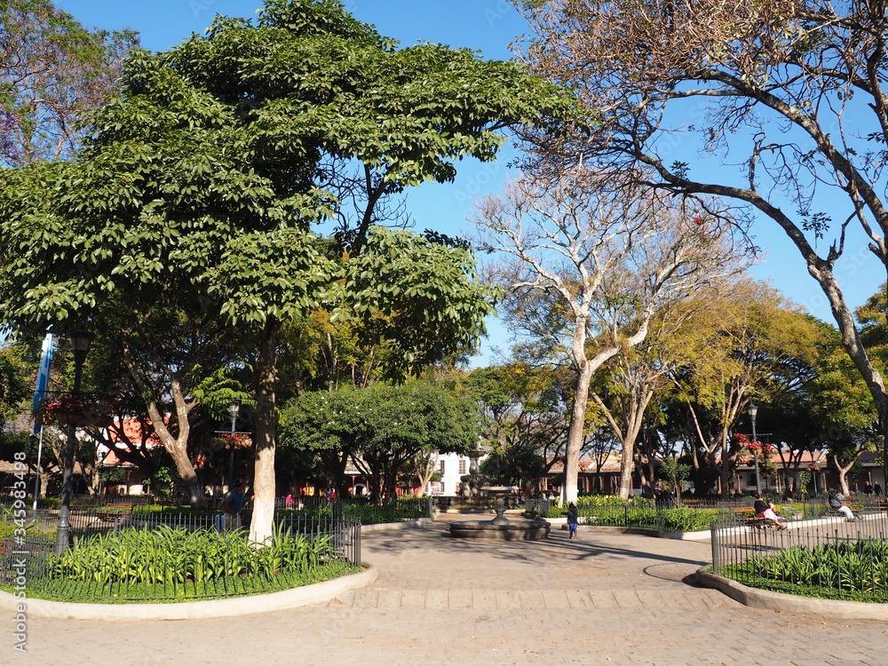 Antigua Guatemala central plaza